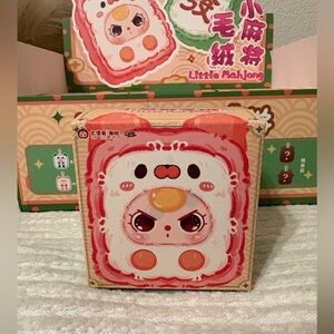 New Sealed Baby Three Little Mahjong Plush Bag Charm Collectible (1 Blind Box)